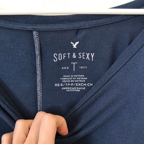 American Eagle blue tunic - Picture 2 of 3